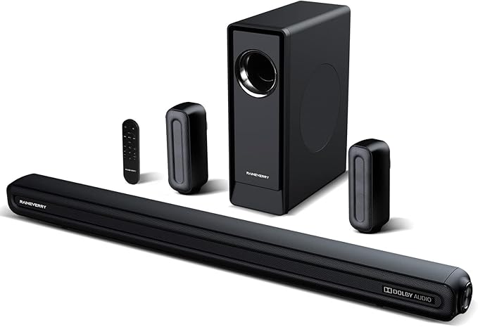 5.1 CH Surround Sound Bar with Dolby Audio, Sound Bars by RAINEVERRY