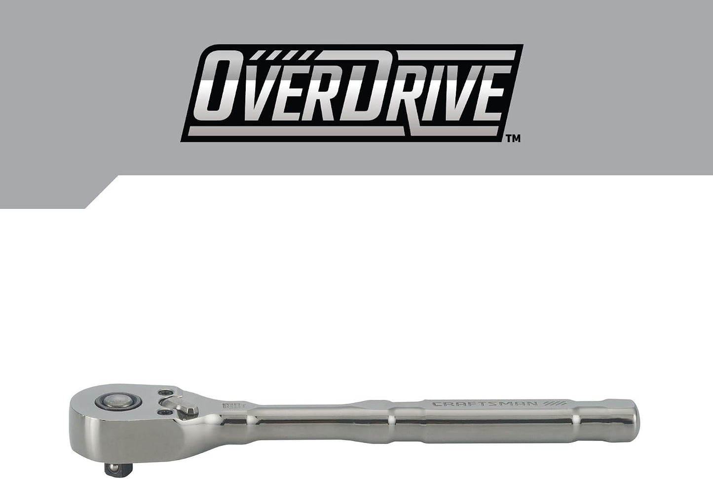 CRAFTSMAN OVERDRIVE 1/4" Drive 180T Pear Head Ratchet (CMMT82110)
