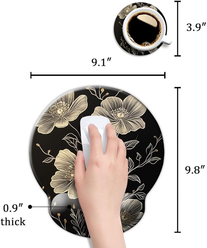 Ergonomic Mouse Pad with Wrist Support, Mouse Pad with Wrist Rest, Relieve - Image 6