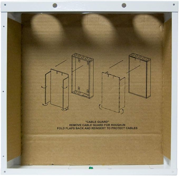 Legrand - OnQ 14 Inch Cable Management, In-Wall 20-Gauge Media Box, Structured - Image 12