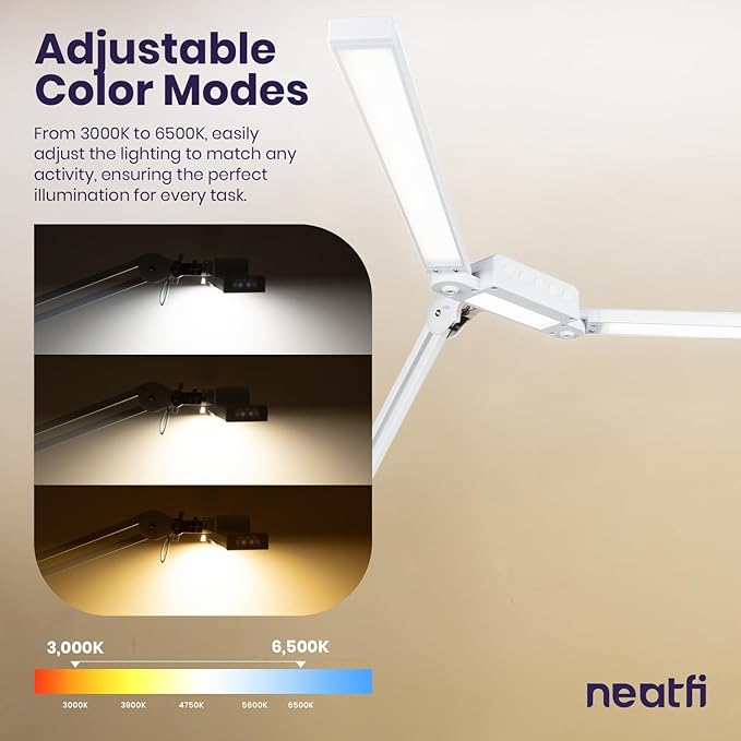 Neatfi LED Desk Lamp, Dimmable Desk Light - Image 5