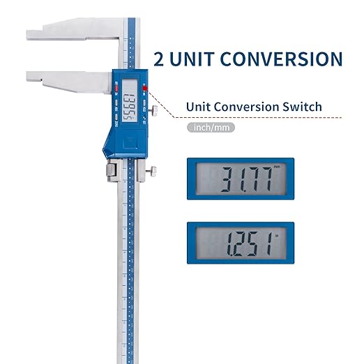 Dasqua 0-24"/600mm Heavy Duty Long Jaw Absolute Origin Digital Caliper - Image 2