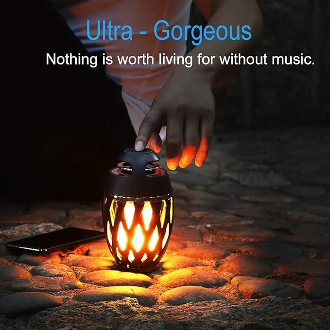 LED Flame Outdoor Table Lamp Torch Table Lamp - Image 3