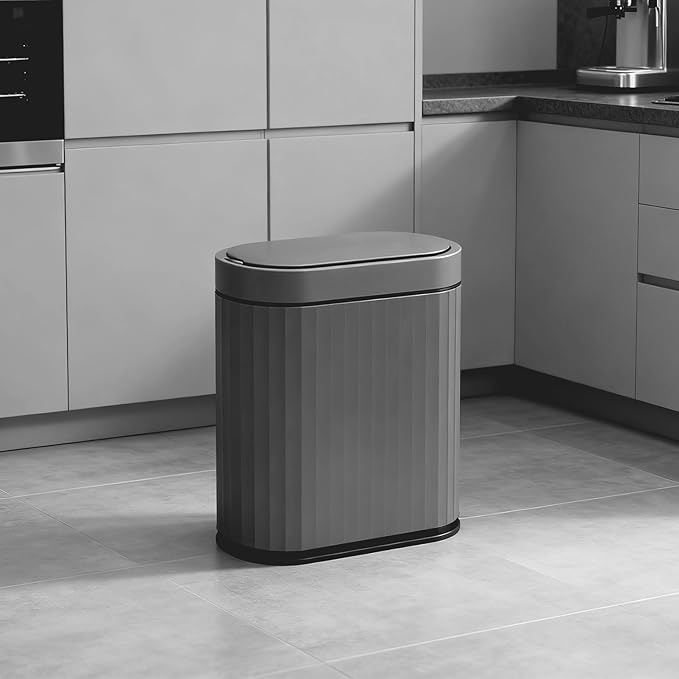 ELPHECO Bathroom Motion Sensor Trash can 2 Gallon Automatic Garbage Can by ELPHECOUSA