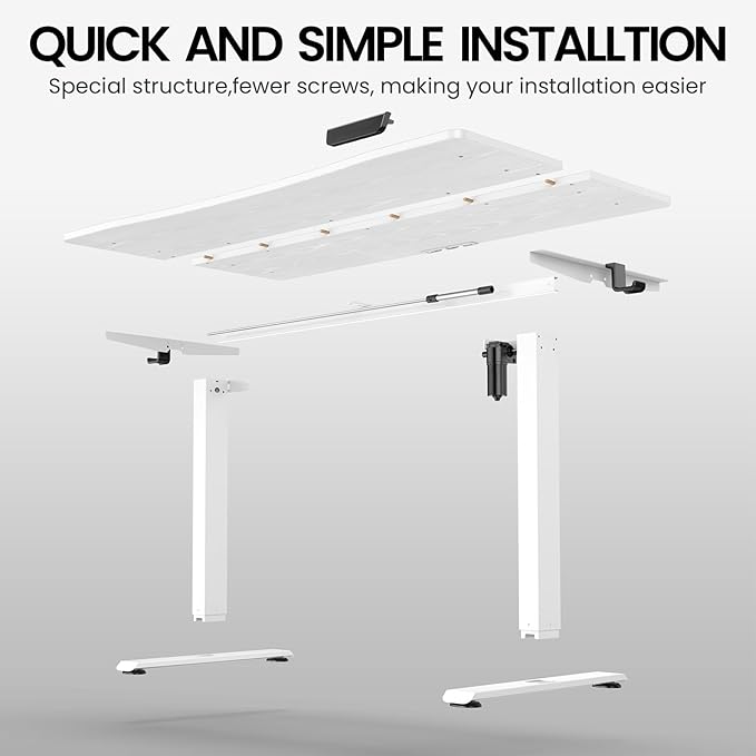 Veken 55 x 28 Inch Electric Standing Desk - Image 7