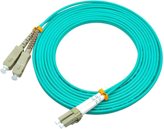 Jeirdus 2Meters 6ft LC to SC Duplex 50/125 10G OM3 Multi-Mode Fiber Optic Cable - Image 3
