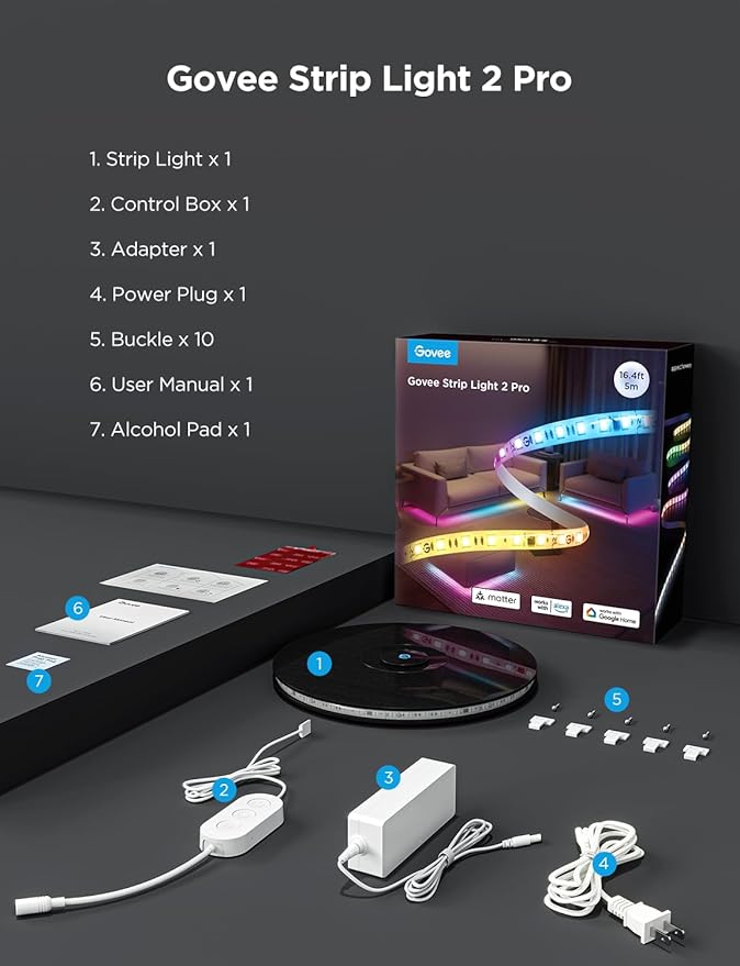 Govee RGBWWIC Strip Light 2 Pro - Image 9