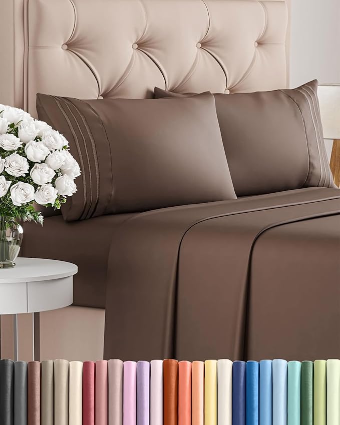 Queen Size 4 Piece Sheet Set by CGKUnlimited
