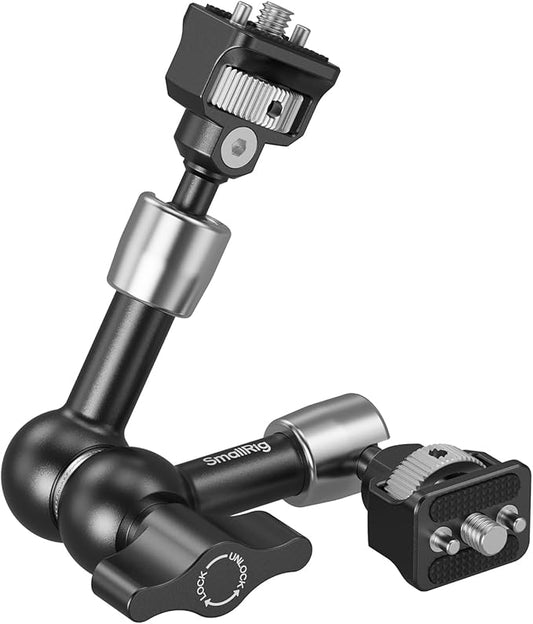 SMALLRIG 7'' Magic Arm with 1/4"-20 Screws & Spring-Loaded Pins, 1.5kg Load by SmallRig