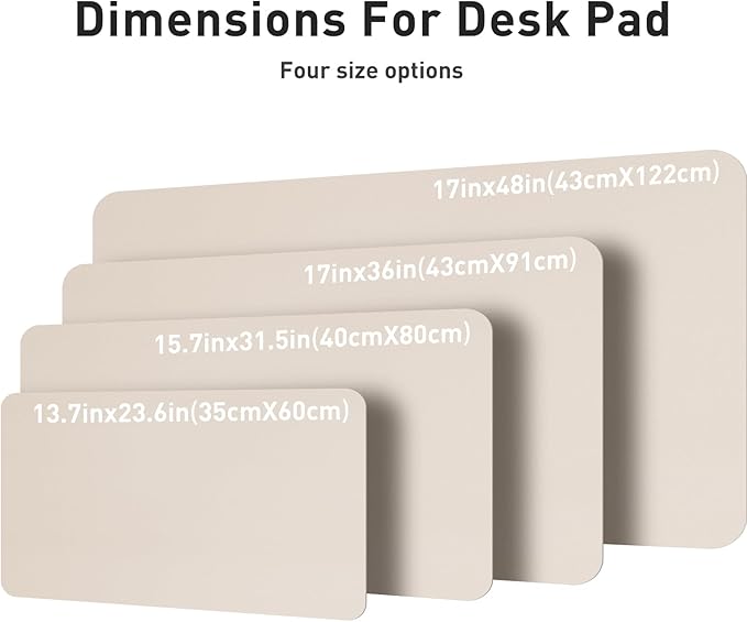 Aothia Large PU Leather Desk Pad Protector – Non-Slip Mouse Pad & Writing Mat - Image 6