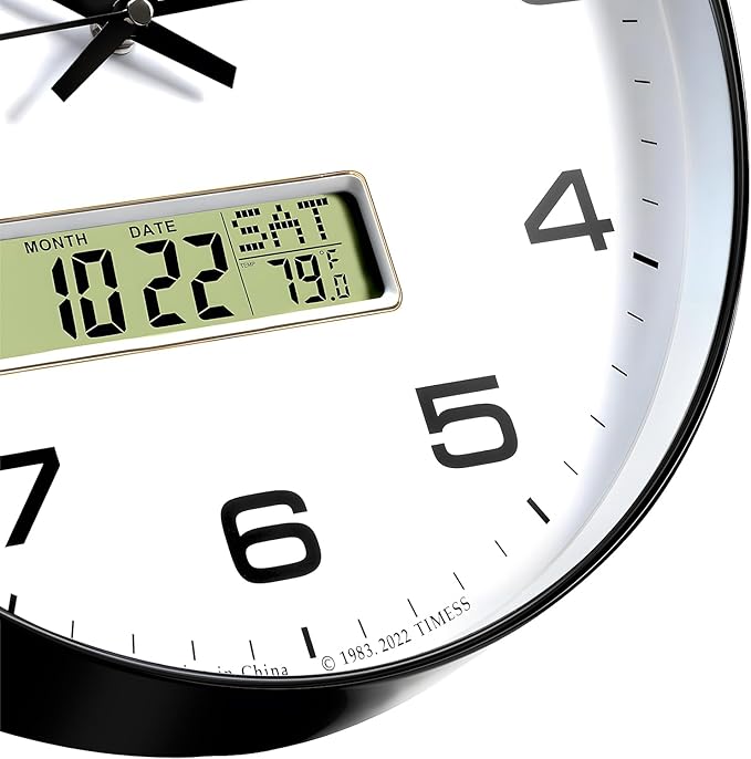 TIMESS Wall Clock, Ideal Modern Home, Office Decor - Image 2