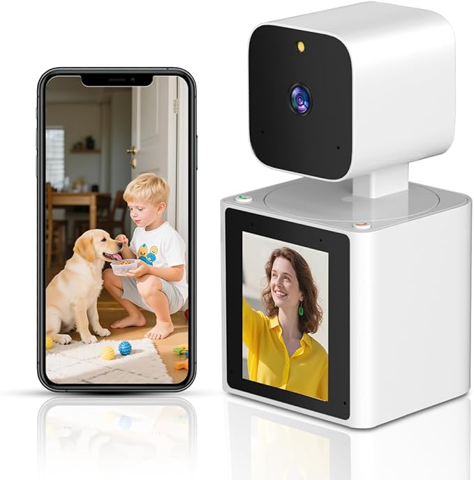 CIAJIE Home Security Camera Indoor, Pet Camera, 1080P Dog Camera by Welcome