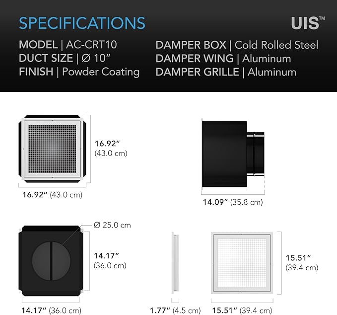 AC Infinity CLOUDWAY Whole House EC Fan T10, 1200 CFM - Image 7