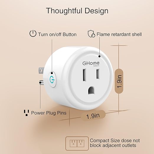 GHome Smart Plug, WiFi Smart Plugs Work - Image 9
