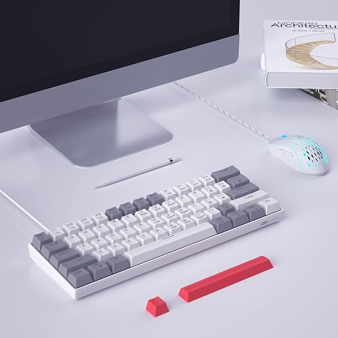 Camiysn 60% Mechanical Gaming Keyboard, Mixed Color Keycaps Gaming Keyboard - Image 4