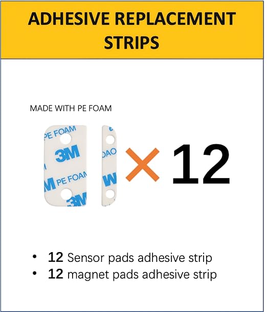 Adhesive Replacement Strips for Ring Contact Sensor 2nd Gen - Image 2