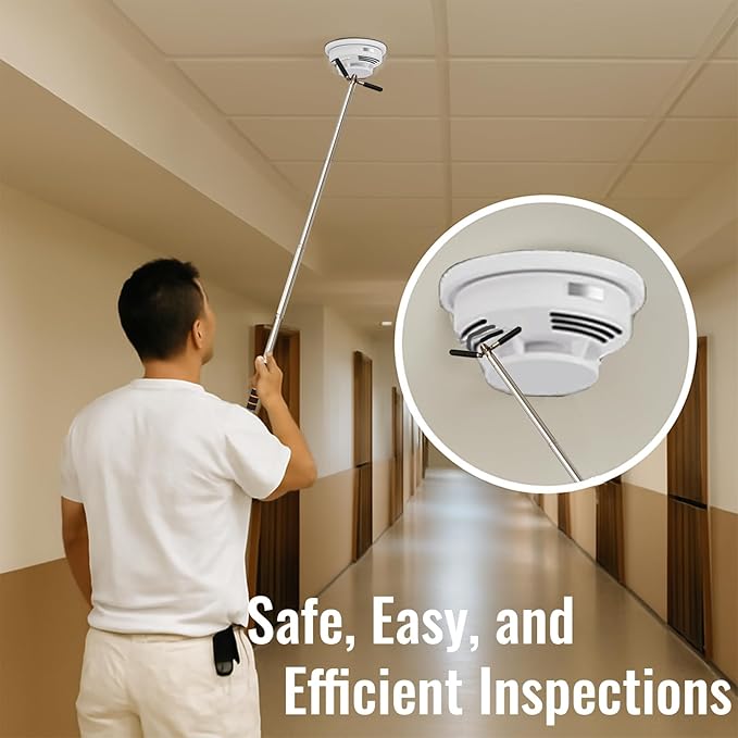 Extendable Safety Tester Pole – Manual Stainless Steel Rod - Image 3