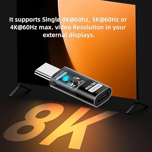 chenyang USB C Connector USB4 Type C 240W Power 40Gbps Data 8K Video Extension - Image 5