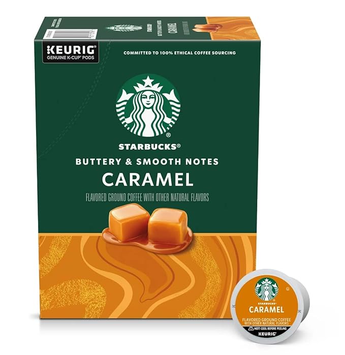 Starbucks® Caramel Flavored Coffee – K-Cup® 44ct by StarbucksCoffee