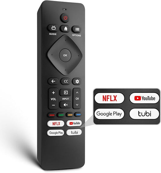Replacement for Philips-Smart-TV-Remote-Control, Universal Smart Remote for by LOUTOC