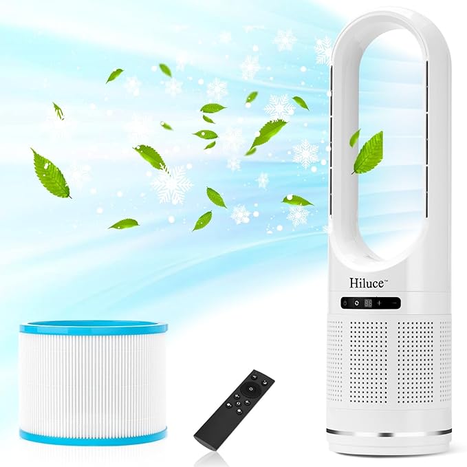 Hiluce Tower Fan, Bladeless Fan by Hiluce