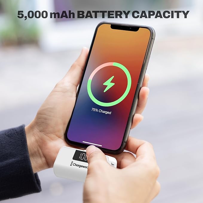 CHARGEWORX Mini Portable Charger Power Bank - Image 3