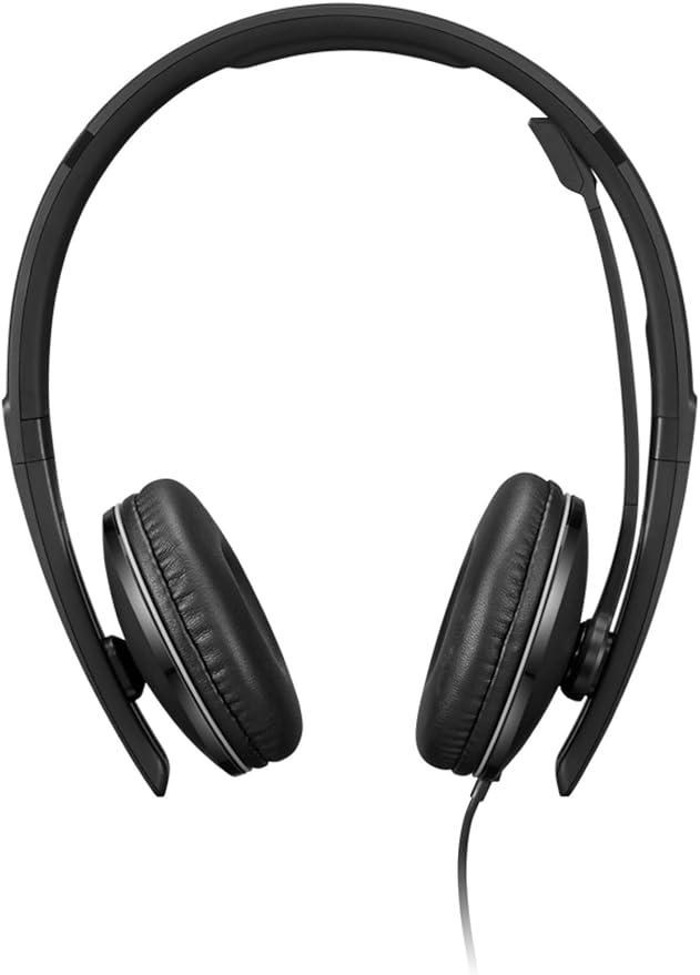 Lenovo Wired ANC Headset, USB-C and USB-A connectivity, Zoom Certified by LENOVO