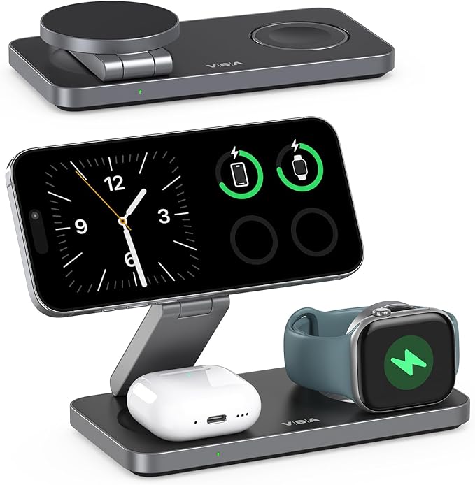 VBA 3 in 1 Wireless Charging Station by Unknown