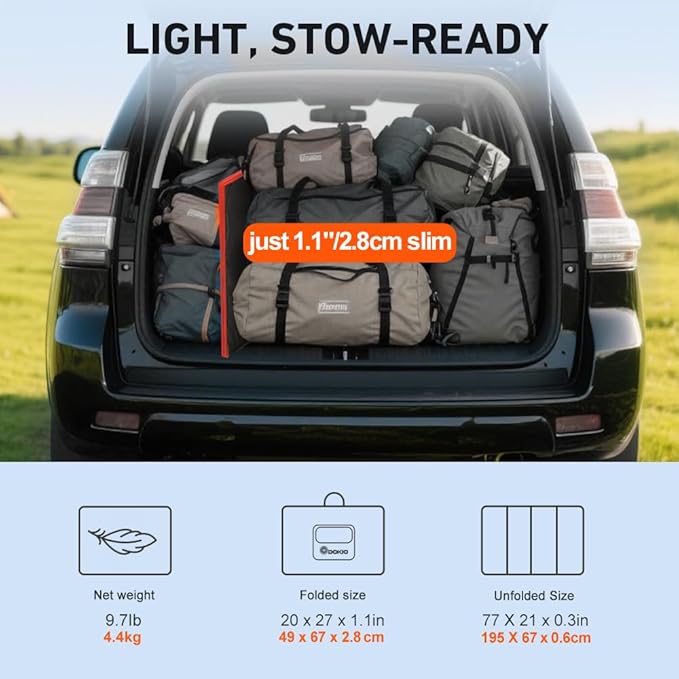 DOKIO 200W Portable Foldable Solar Panel Kit, - Image 2