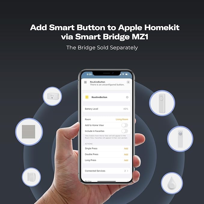 THIRDREALITY ZigBee Smart Button 2 Pack, 3-Way Remote Control, Require Zigbee - Image 6