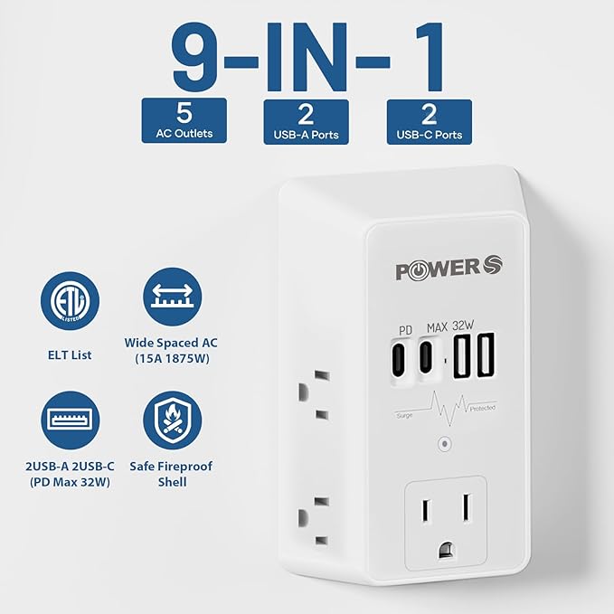 20W PD Fast Charging Wall Outlet - Image 3
