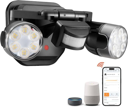 OREiN Motion Sensor Outdoor Lights, AC Smart WiFi Flood Lights Outdoor Connect by OREiN