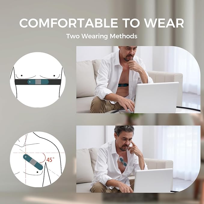 Livenpace 1-Lead Heart Health Monitor at Home, Portable 24 Hours Chest Lead - Image 2