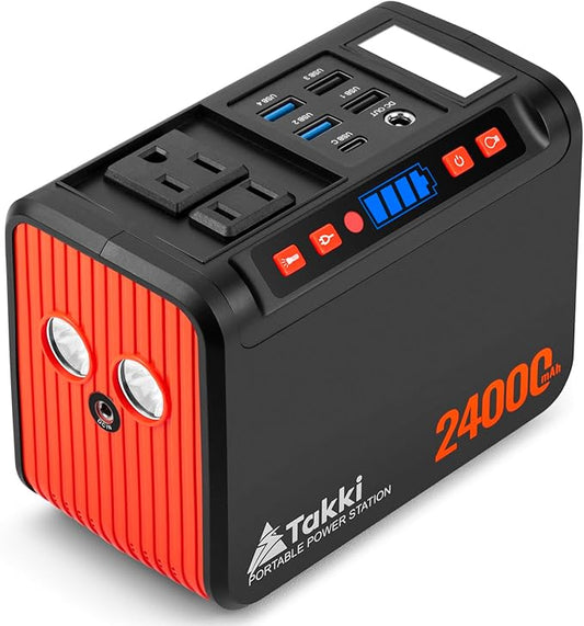 Takki 88.8Wh Portable Power Station Lithium Battery Small Generator Power Bank by Takki