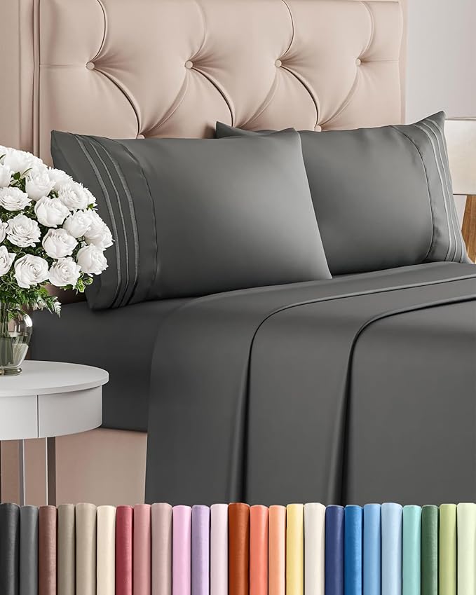 King Size 4 Piece Sheet Set by CGKUnlimited