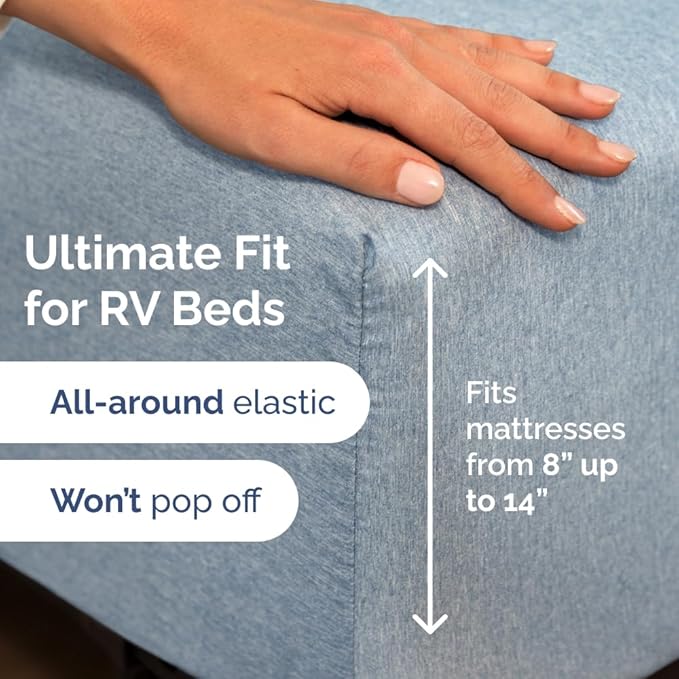 RV Short Queen Sheet Set 60 X 75 - Image 3