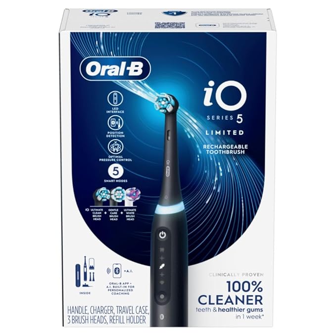 Oral-B iO Deep Clean + Whiten Rechargeable Electric Toothbrush - Image 9
