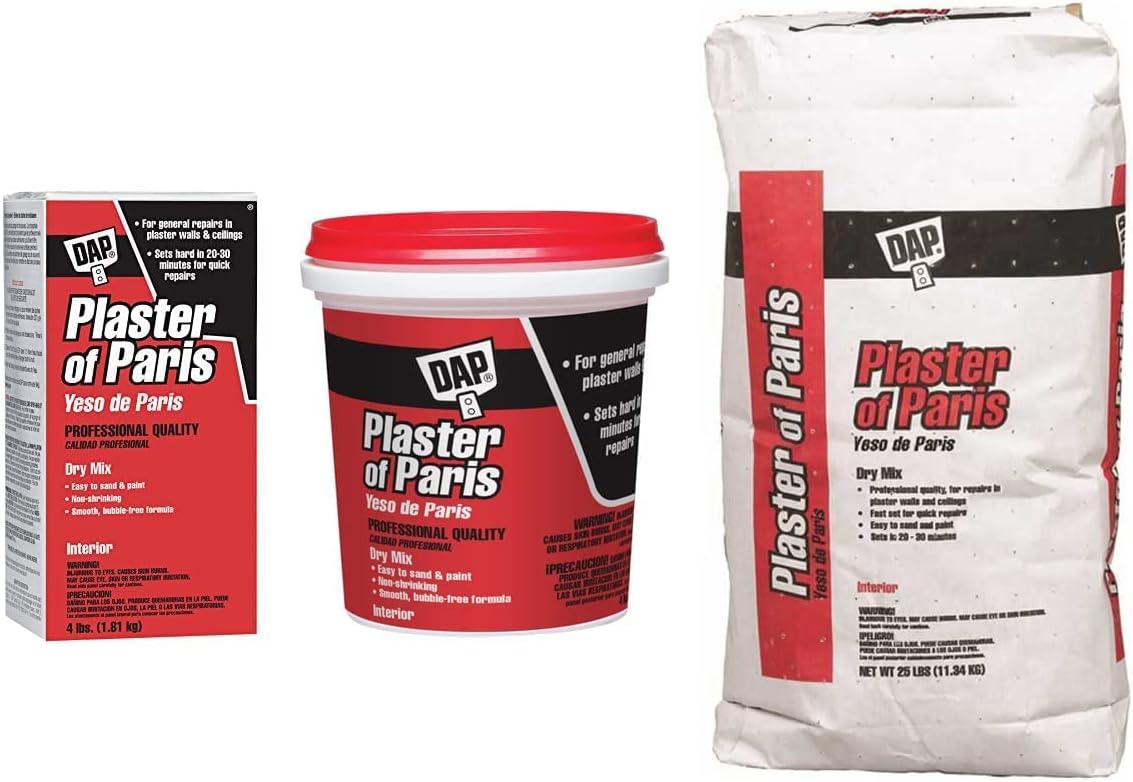 6-Pack of 4 Lb Dap 10308 Plaster of Paris Interior Dry Mix