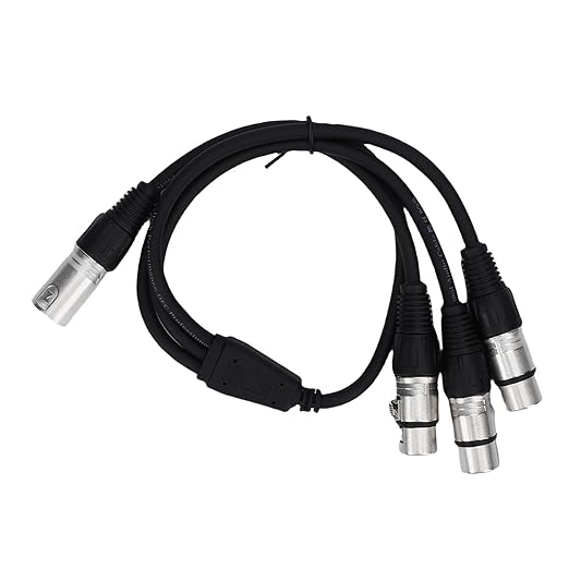 Estink XLR Splitter Cable 3 Pin Male to 3 Female Y Splitter - Image 9