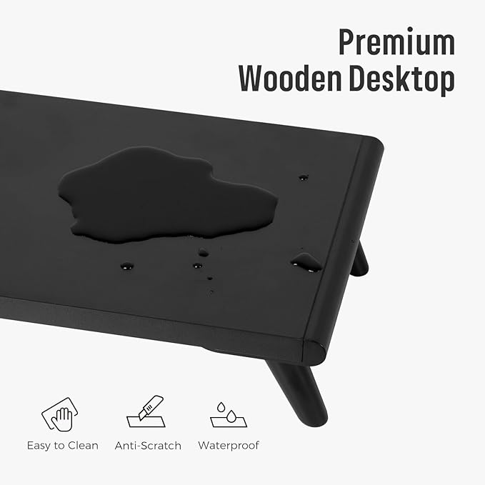 loukin Monitor Stand Riser for Desk, 22.4" x 8.3" Larger Computer Stand for - Image 4