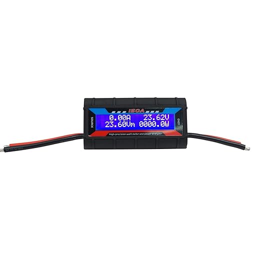 Proshopping 150A RC Watt Meter, High Precision Power Analyzer, DC 0-60V Volt by Proshopping