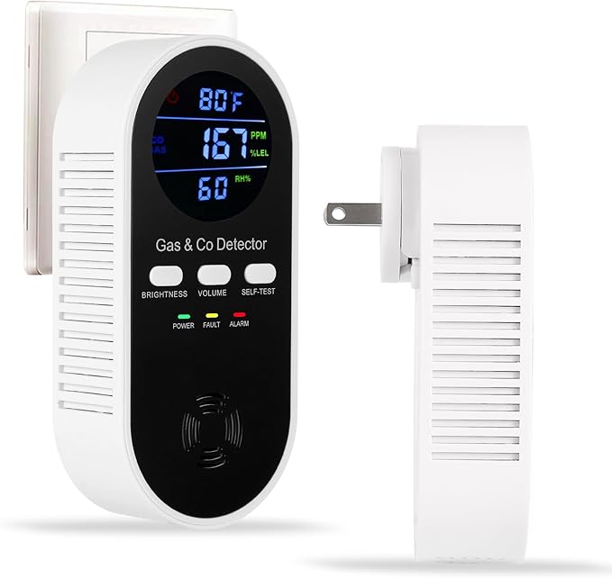 5-in-1 Combination Gas & Carbon Monoxide Detector by ProductCategory