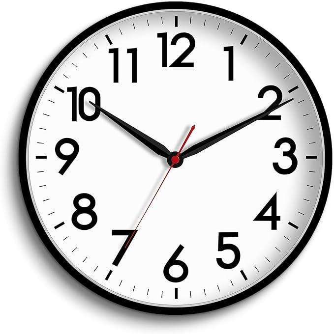 AKCISOT 16 Inch Wall Clock Large Silent Non-Ticking Wall Clocks Battery Operated - Image 3