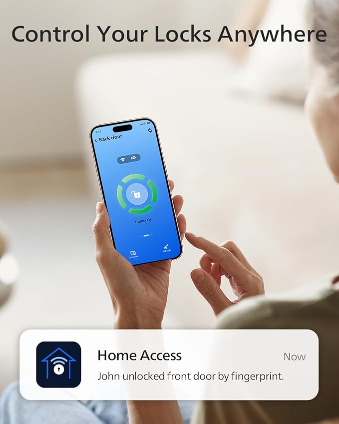 Philips Wi-Fi Smart Door Lock, Keyless Entry Door Lock - Image 3