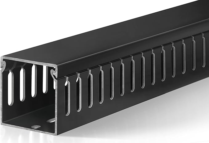 ZhiYo 2x2in Cable Raceway, 6.6ft Server Rack Cable Management Under Desk Cord by ZhiYo