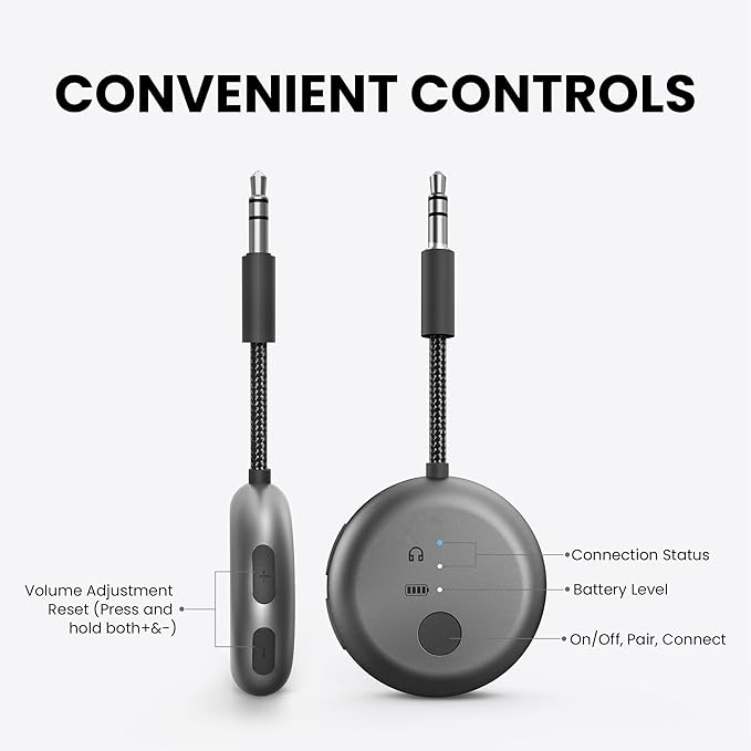 Avantree SoundJet R1 – 25Hr Airplane Bluetooth Adapter - Image 5