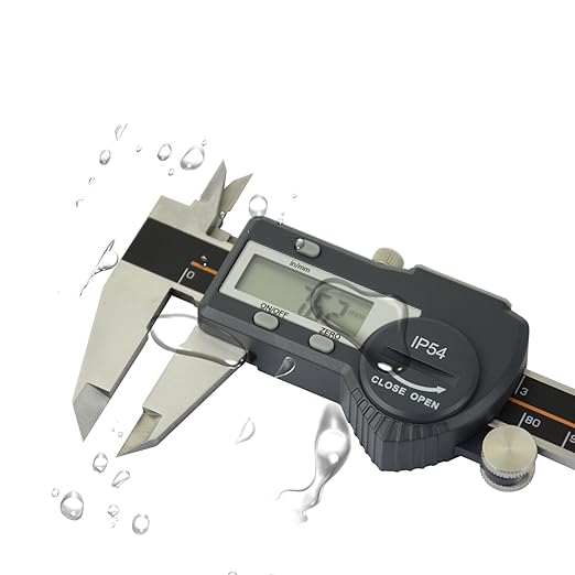 AICEY Digital Caliper Measuring Tool, IP54 Waterproof Stainless Steel - Image 3