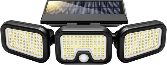 VIVOHOME Solar Flood Lights Outdoor, 256 LED 2500LM Motion Sensor Lights by VIVOHOME