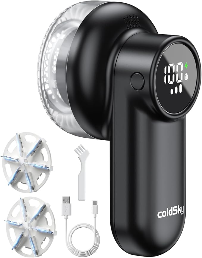 coldSky Rechargeable Fabric Shaver, Lint Shaver by Fabricshaver