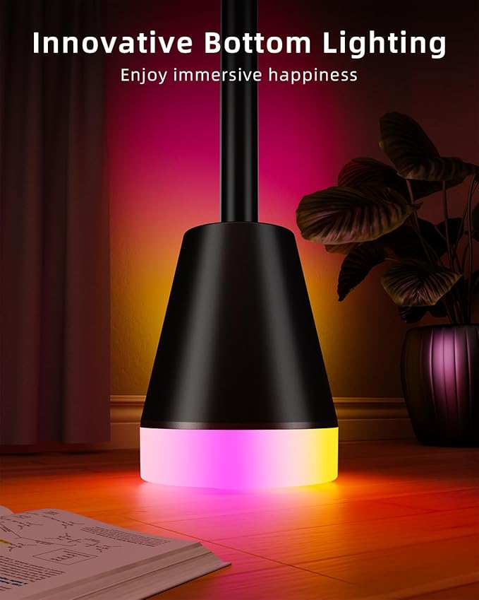 Keepsmile Smart RGB LED Corner Floor Lamp, 172 LEDs Bright Standing Lamps - Image 2
